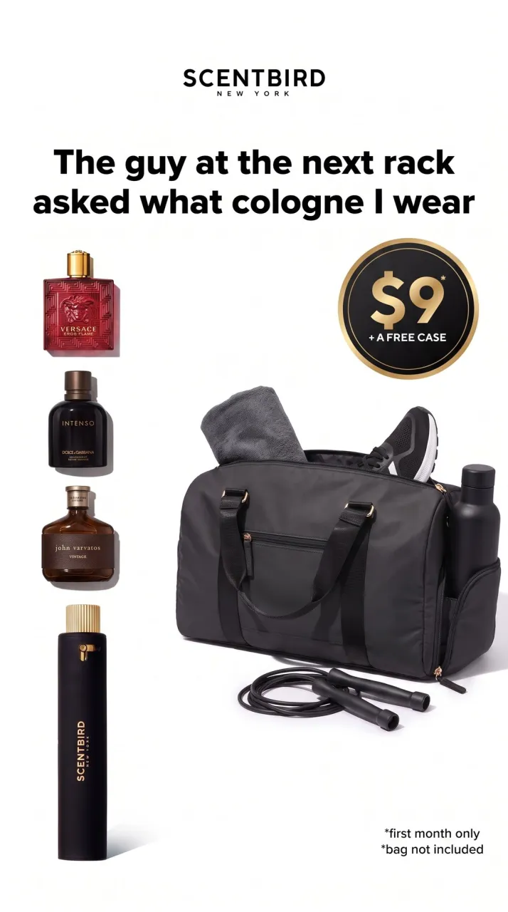 Scentbird - first month $9 + a free case, designer cologne for the gym